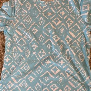 Fresh Produce Blue pattern top XL
